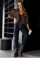 Pantaloni din denim Trust Your Vision bluemarin