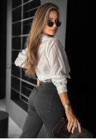 Cămașă z wiązaniem Your Better Side albă