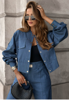 din denim Geacă That’s The Point albastră