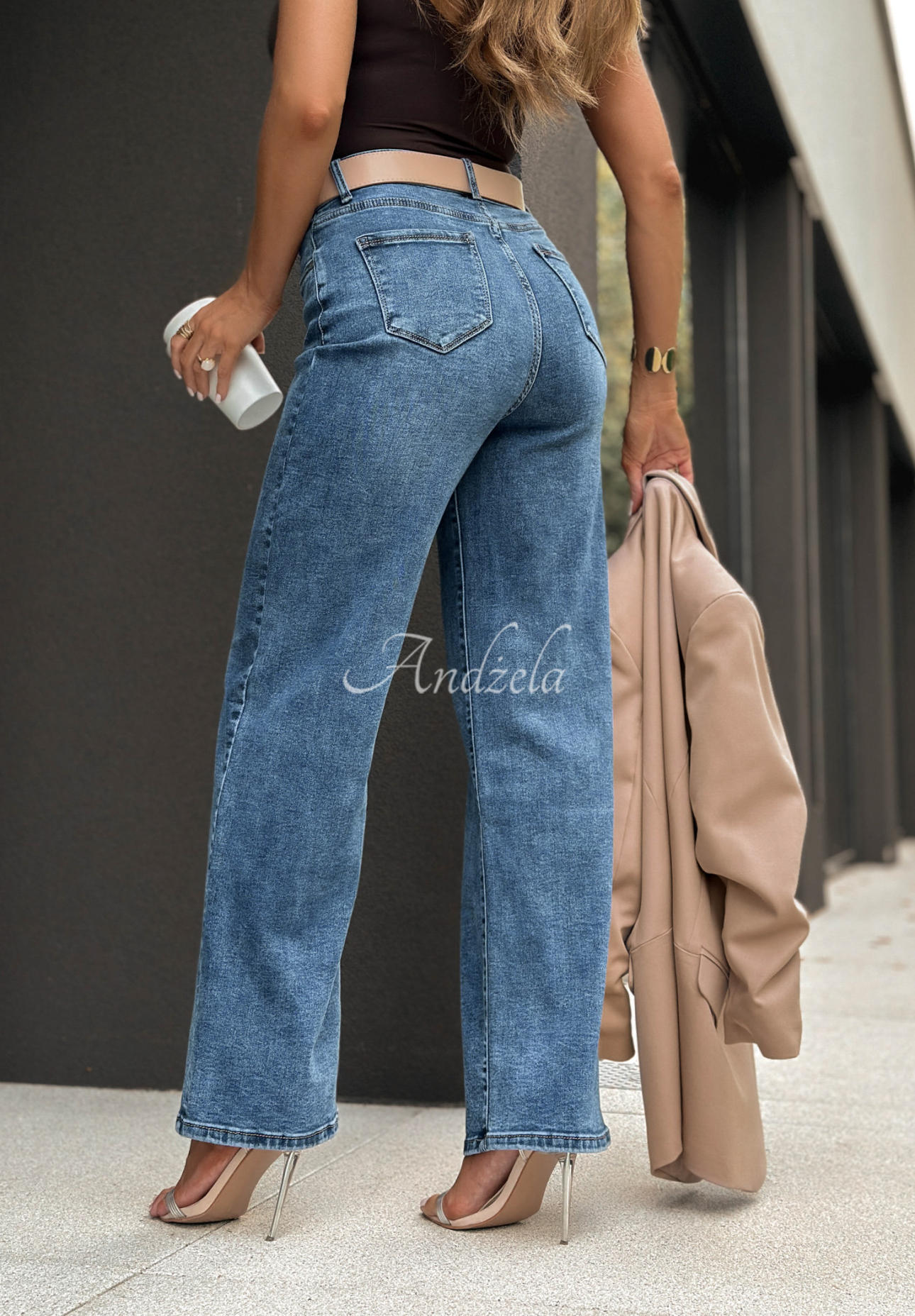 Blugi wide leg Talk To Me
