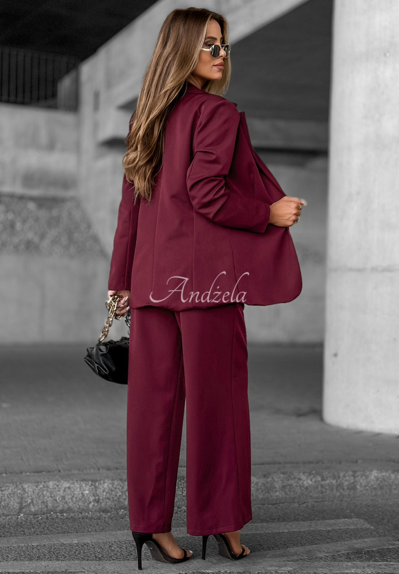 Pantaloni eleganți wide leg Until You Ask