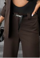 Eleganckie Pantaloni Until You Ask ciocolatii