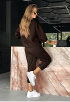 Compleu de trening Life Is Not Perfect ciocolatiu II