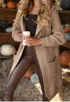 Długi Cardigan Your Time Is Now bej