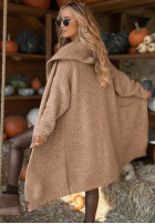 Długi Cardigan Your Time Is Now bej