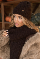 Szalik Winter Everywhere ciocolatiu