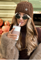 Căciulă uszatka First Frost ciocolatie