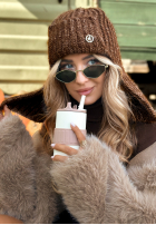Căciulă uszatka First Frost ciocolatie