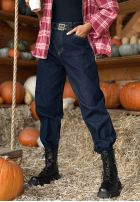 Pantaloni din denim balloon Important Message bluemarin