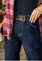 Pantaloni din denim balloon Important Message bluemarin