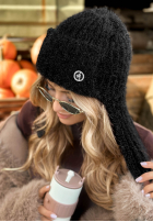 Căciulă uszatka First Frost negru