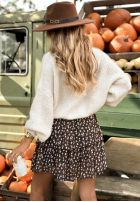 Pulover oversize Amari bej