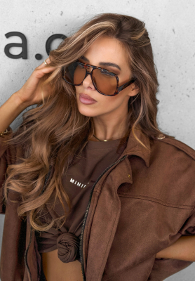 Ochelari de soare cu imprimeu Shades On