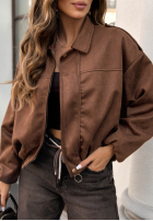 Geacă bomberka Give Me Truth ciocolatie