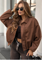 Geacă bomberka Give Me Truth ciocolatie