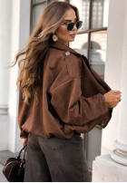 Geacă bomberka Give Me Truth ciocolatie