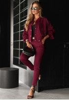 din denim Geacă That’s The Point burgundowa