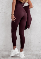 Compleu 3in1 Colanți, Top  i Hanorac Super Fit wino