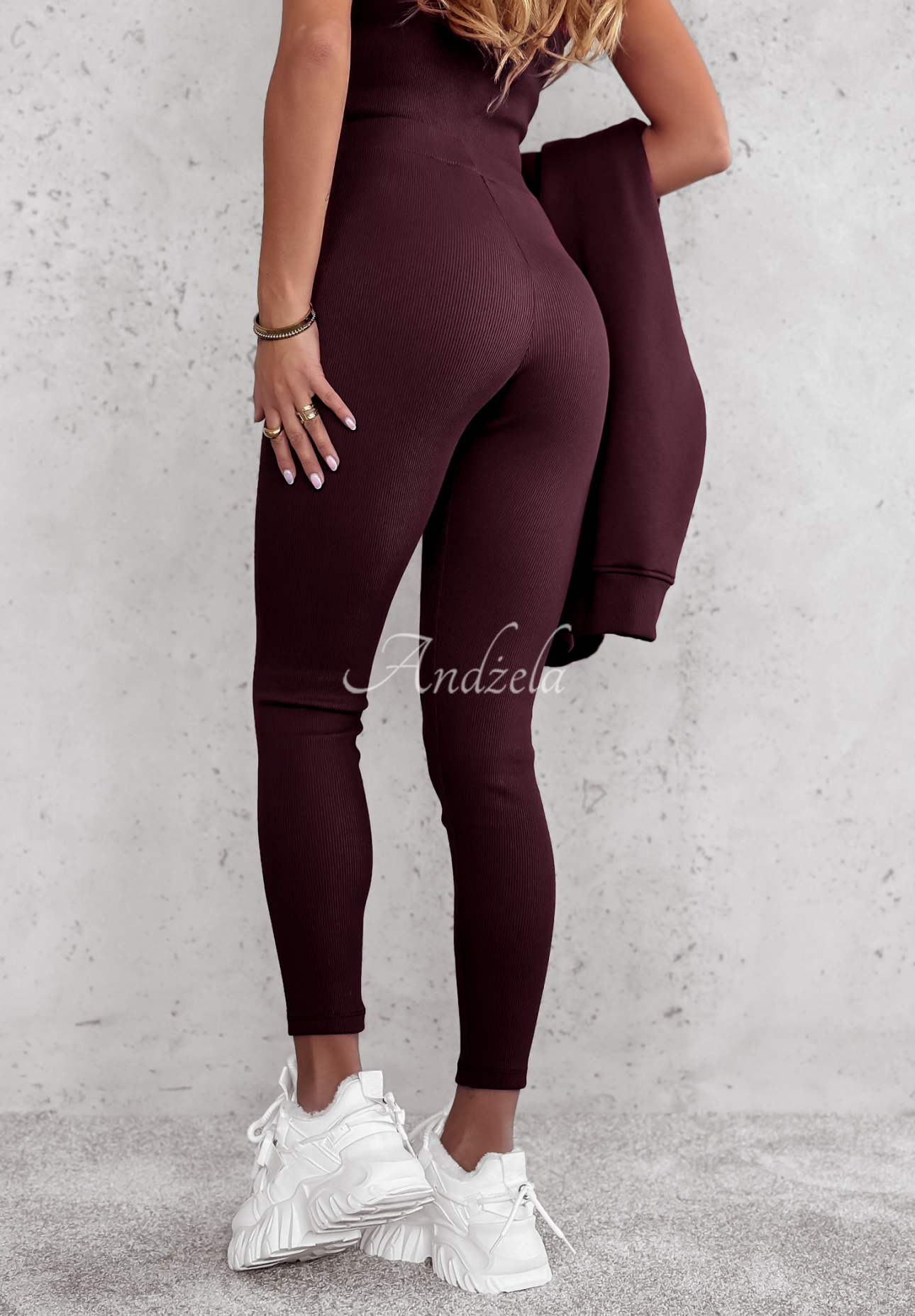 Compleu 3in1 Super fit colanți, Top  și hanorac