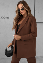 Sacou Runway Ready ciocolatie