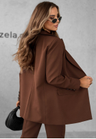 Sacou Runway Ready ciocolatie