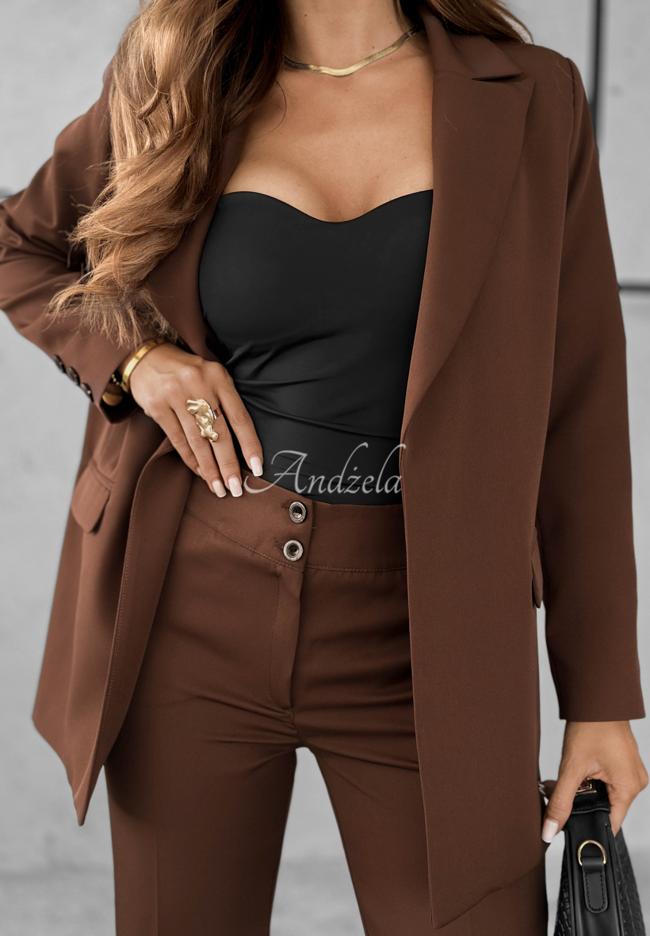 Pantaloni eleganți tip țigaretă Runway Ready