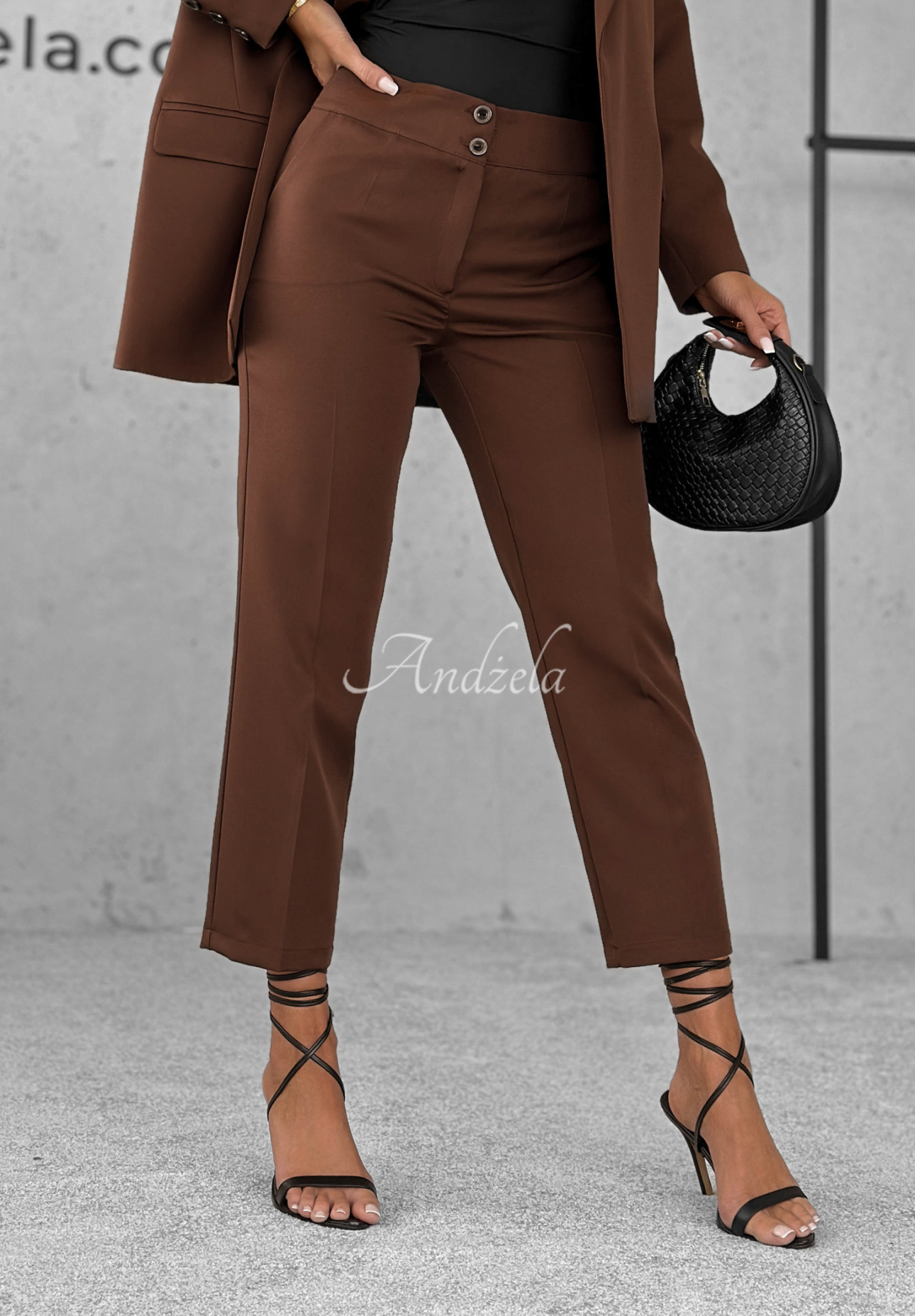 Pantaloni eleganți tip țigaretă Runway Ready