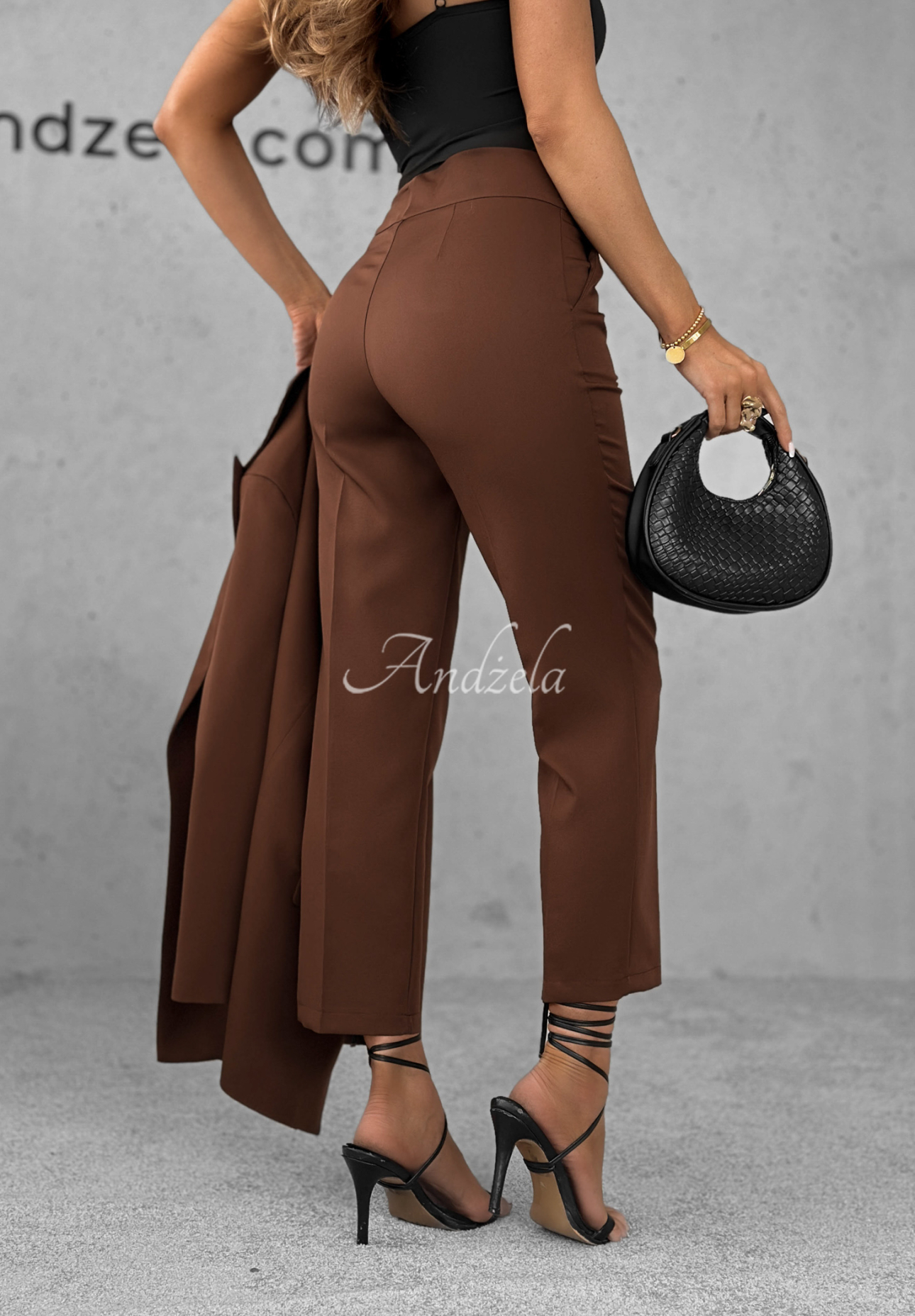 Pantaloni eleganți tip țigaretă Runway Ready