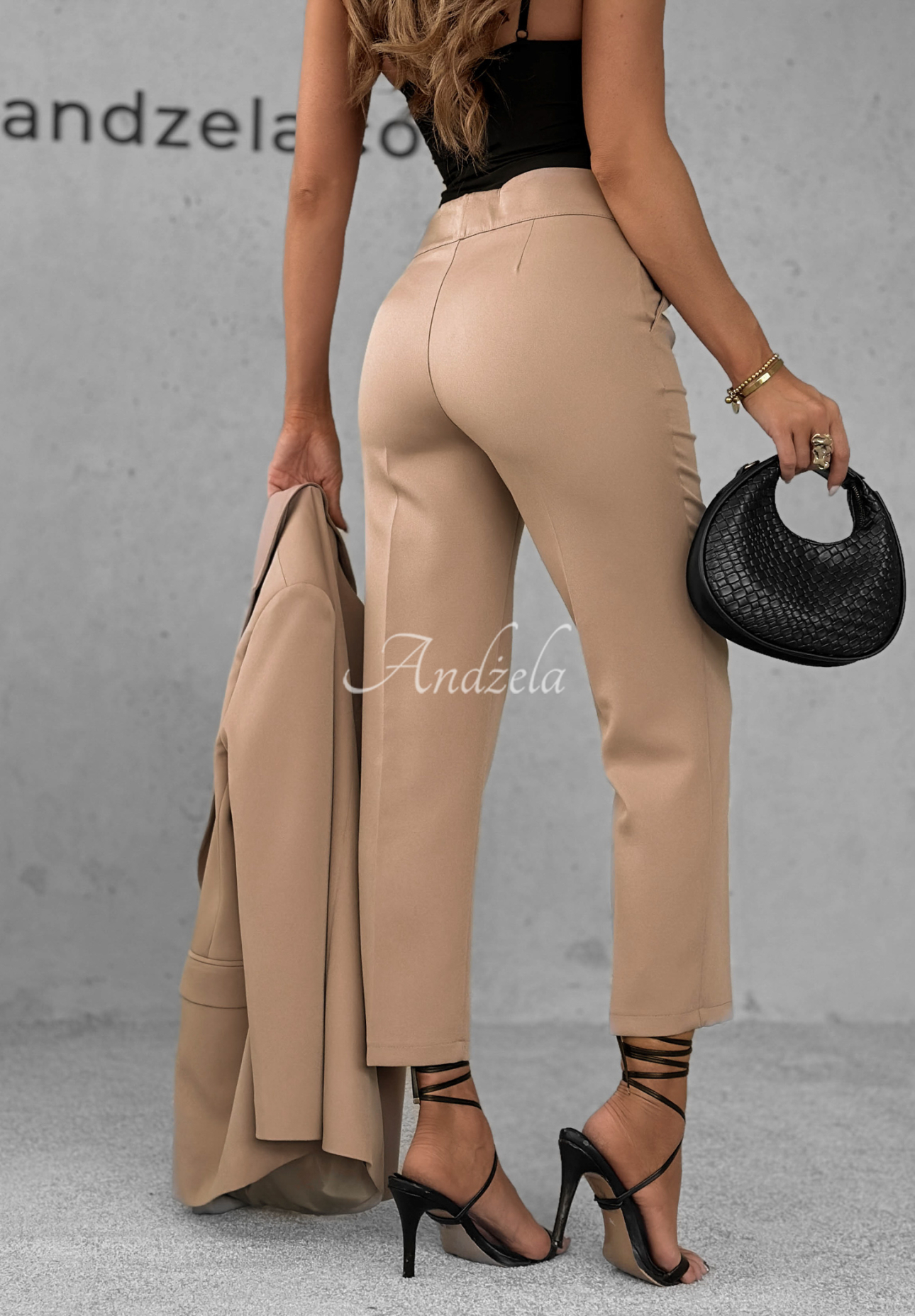 Pantaloni eleganți tip țigaretă Runway Ready