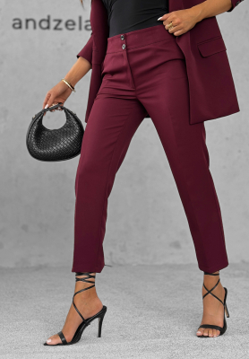 Pantaloni eleganți tip țigaretă Runway Ready