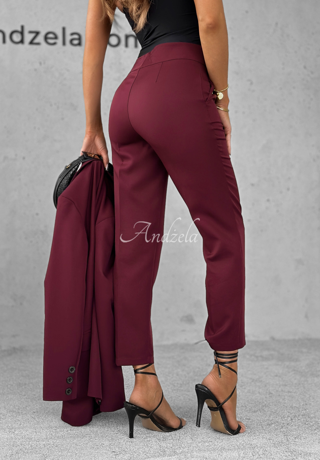 Pantaloni eleganți tip țigaretă Runway Ready