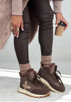 Sneakersy z futerkiem Getting Really Cold ciocolatii