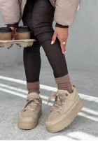 zamszowe sneakersy Comfy In The Cold bej