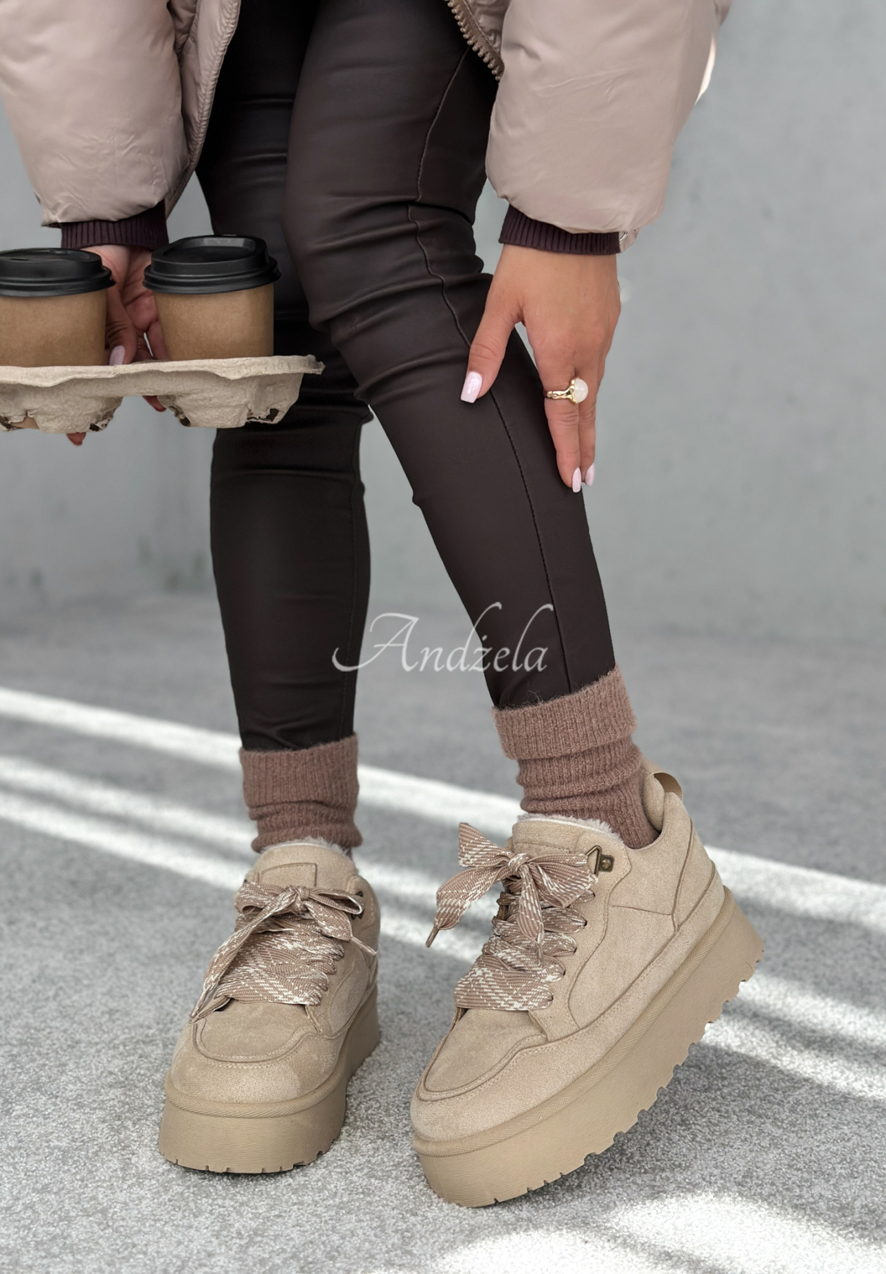Sneakerși din piele întoarsă Comfy In The Cold