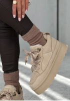 zamszowe sneakersy Comfy In The Cold bej