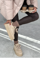 zamszowe sneakersy Comfy In The Cold bej