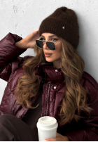 Pleciona Căciulă Frosted Heart ciocolatie