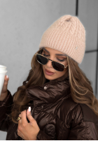 Pleciona Căciulă Frosted Heart bej