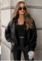 Skórzana kurtka Geacă biker Bitter Truth negru