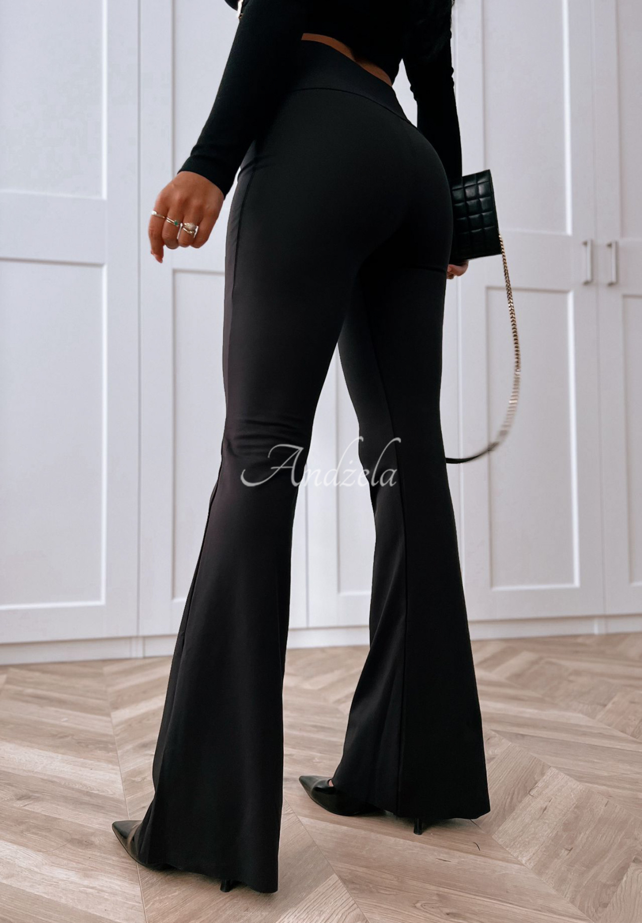 Colanți evazați din viscoză Can’t Stop