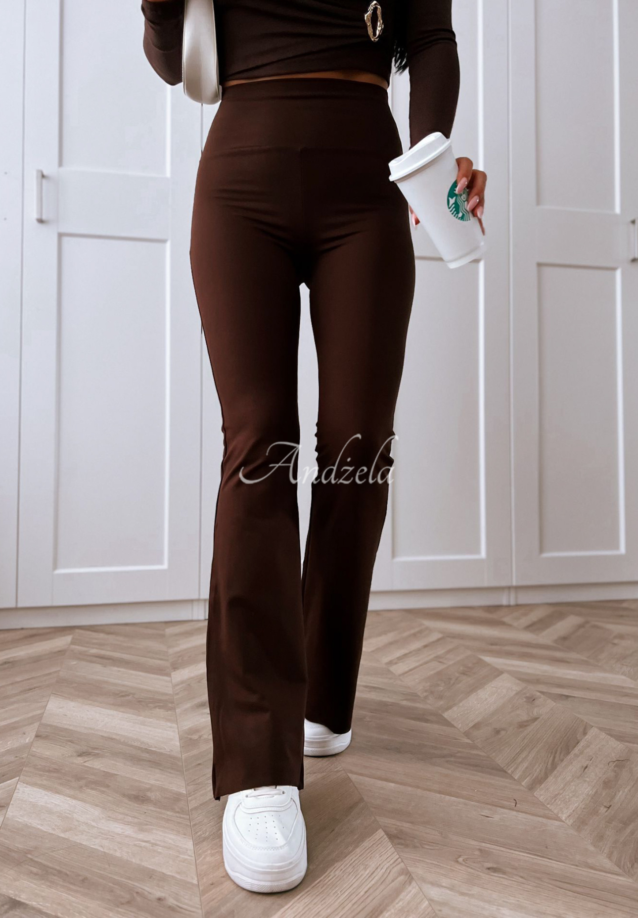 Colanți evazați din viscoză Can’t Stop