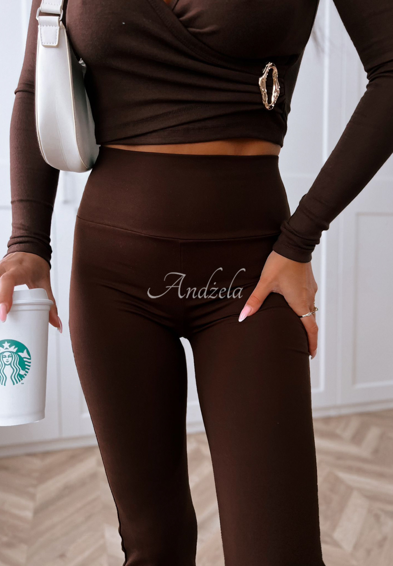 Colanți evazați din viscoză Can’t Stop