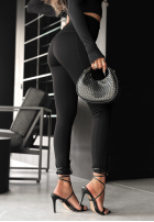 din material textil Pantaloni After Everything negre