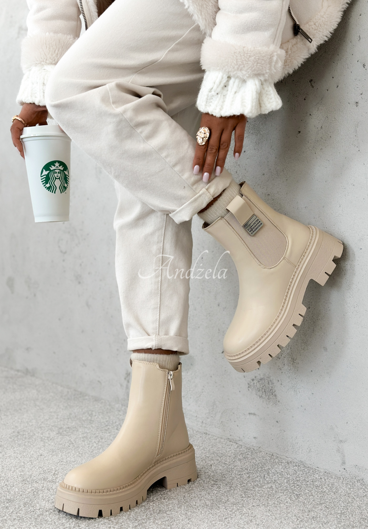 Botine din piele White Mountain