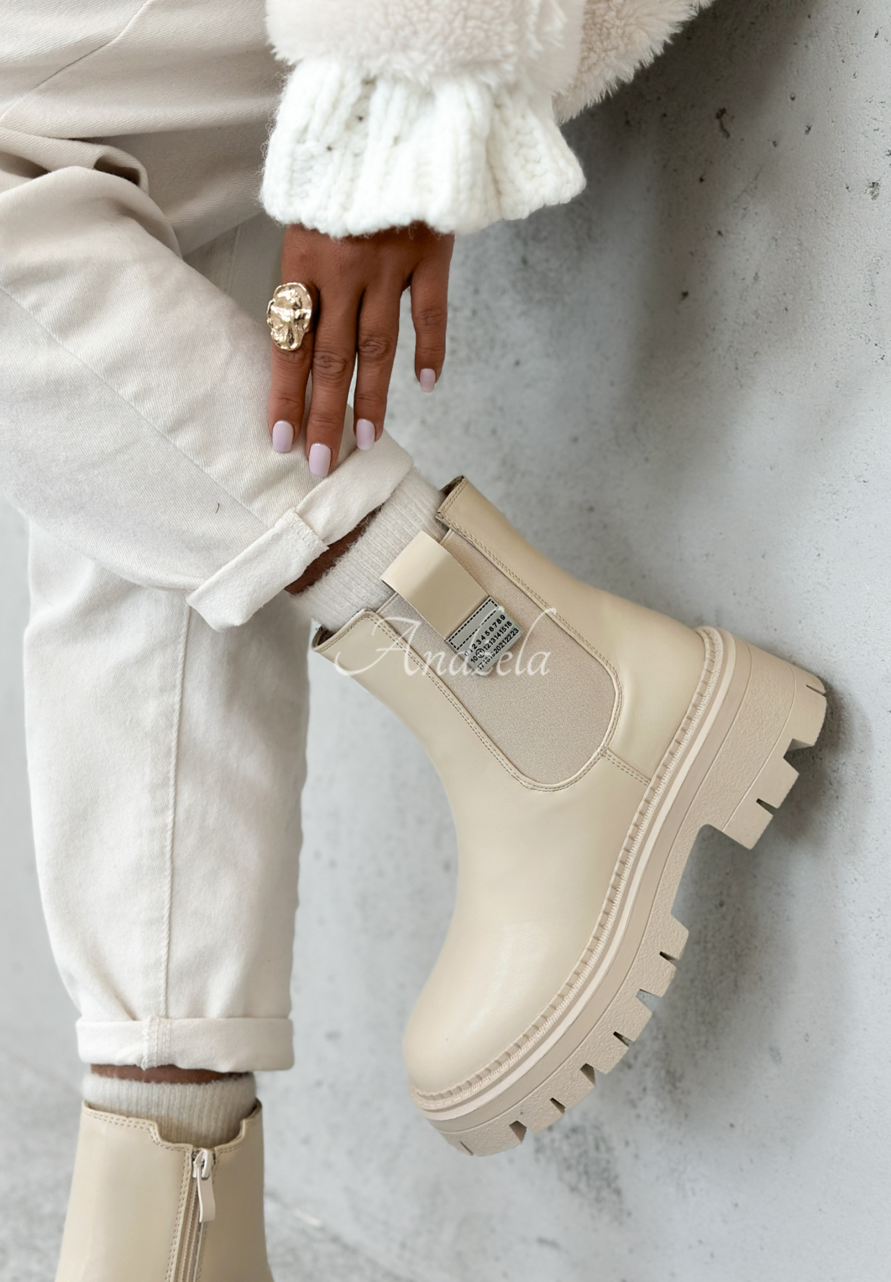 Botine din piele White Mountain