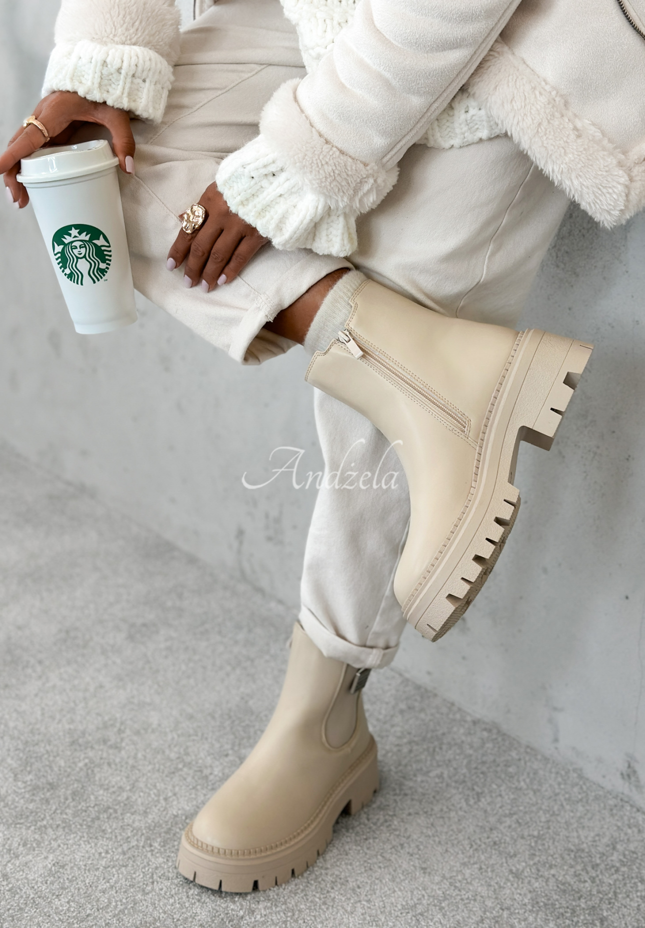 Botine din piele White Mountain