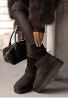 Botine din piele întoarsă Wild Wind