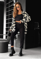 Pantaloni din denim z paskiem Didn’t Think So negre