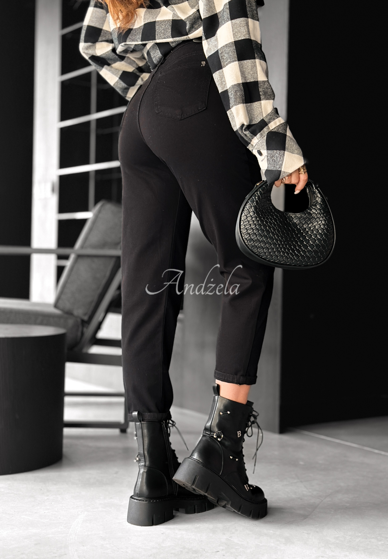Blugi mom fit cu curea Didn’t Think So