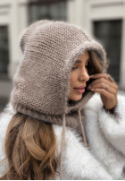 Fular circular z kapturem balaclava Winter Park mokka